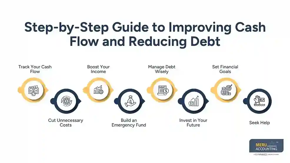 Step-by-Step Guide to Improving Cash Flow and Reducing Debt-business cash flow​
