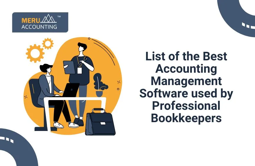 List of The top accounting software's used by professional bookkeepers
