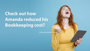Check out how Amanda reduced his Bookkeeping cost