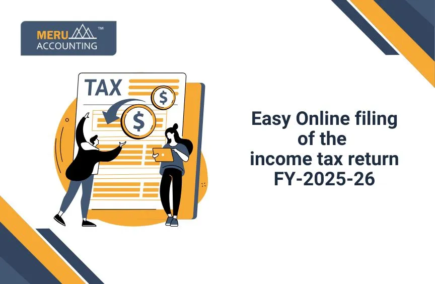 Easy online filing of the income tax return FY