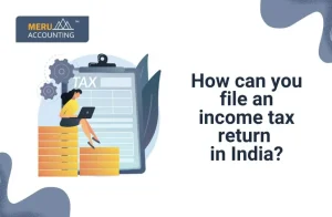 How can you file an income tax return in India?