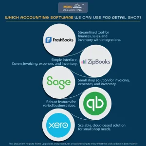 Which Accounting Software we can use for Retail Shop? 1 accounting