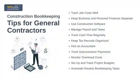 Essential Construction Bookkeeping Tips for General Contractors 1 Construction Bookkeeping Tips for General Contractors