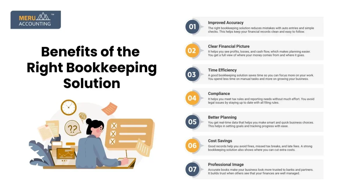 Benefits of the Right Bookkeeping Solution
