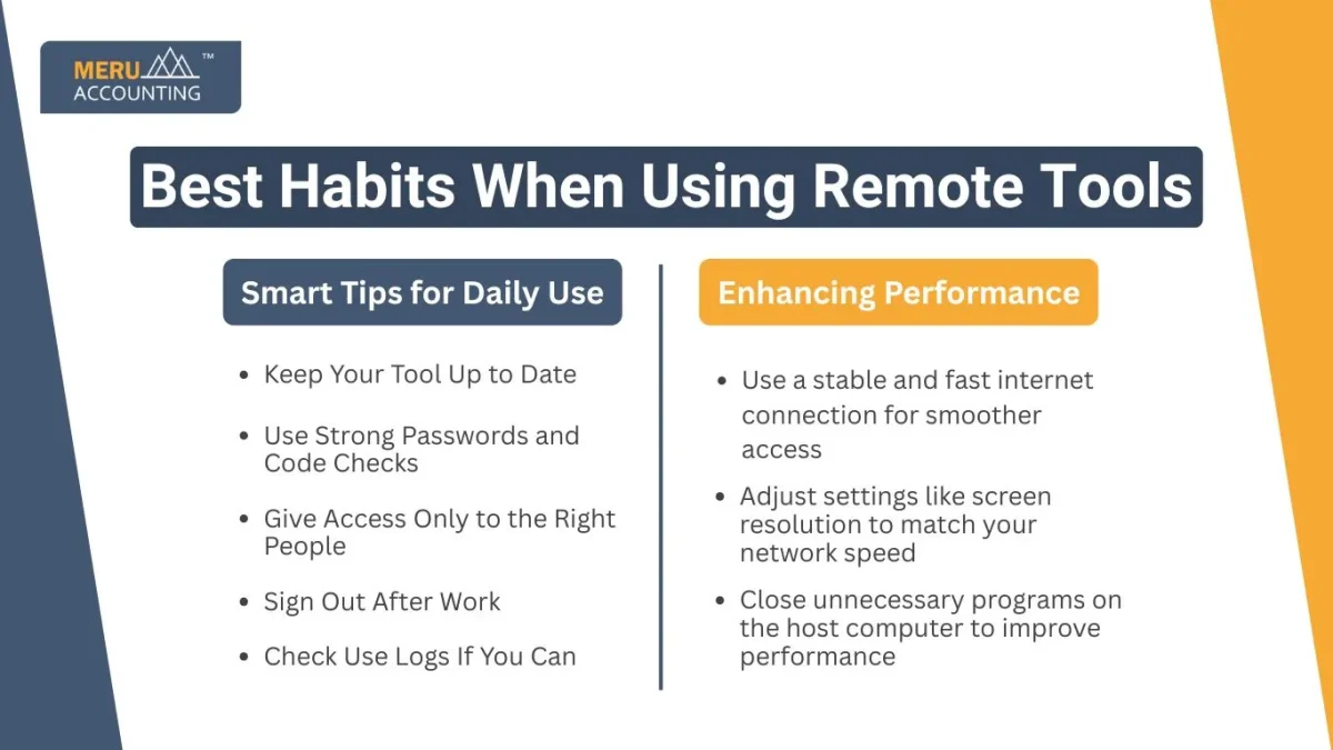 Best Habits When Using Remote Tools
