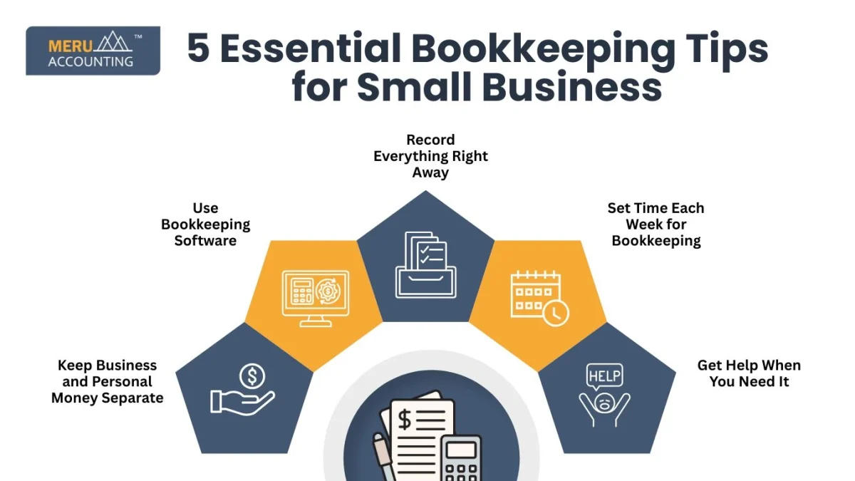 5 Essential Bookkeeping Tips for Small Business