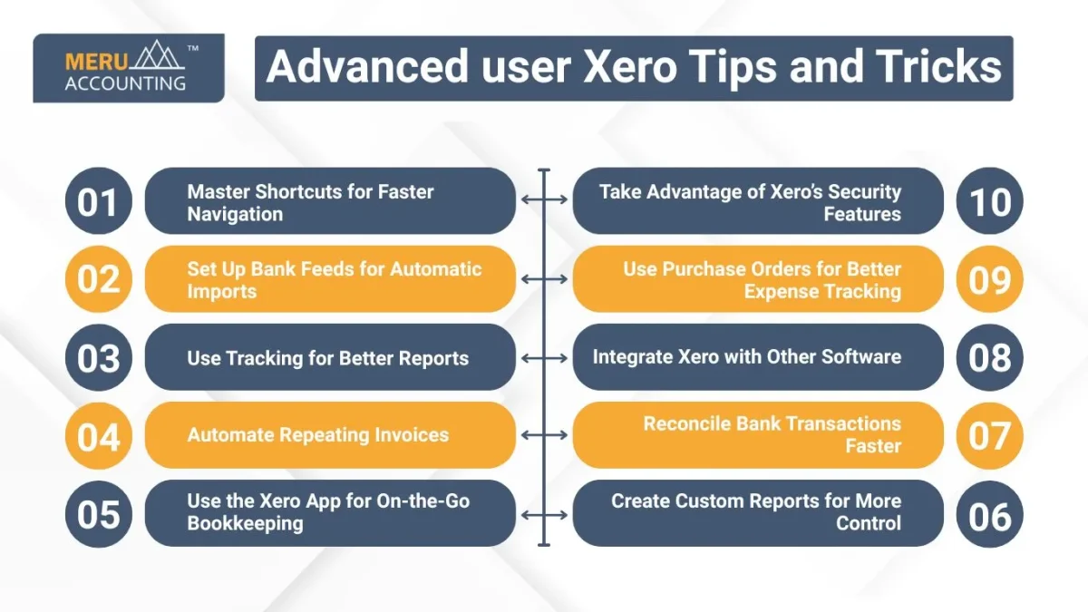 Advanced user Xero Tips and Tricks