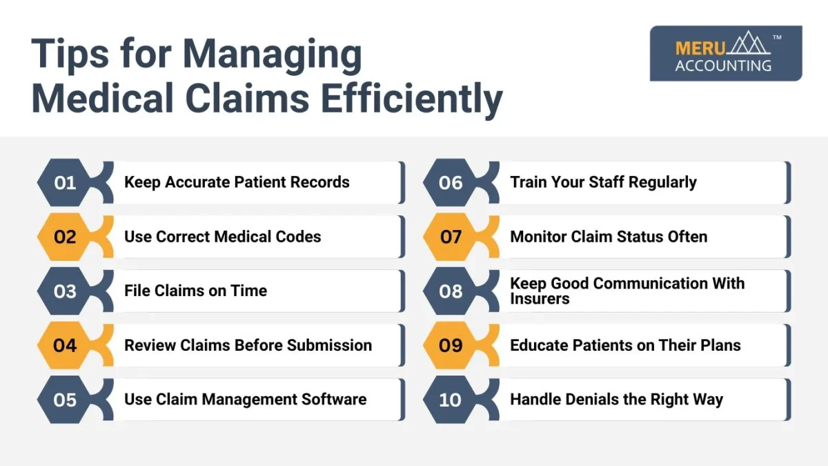 Tips for Managing Medical Claims Efficiently