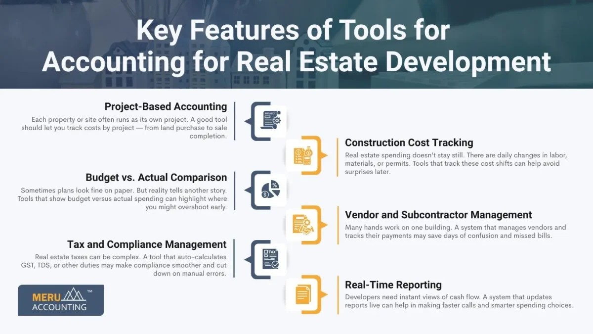 Key Features of Tools for Accounting for Real Estate Development 