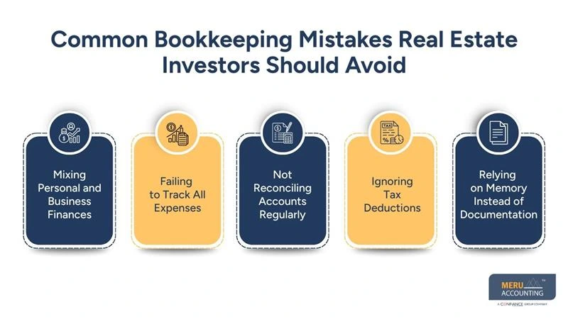 Common Bookkeeping Mistakes Real Estate Investors Should Avoid
