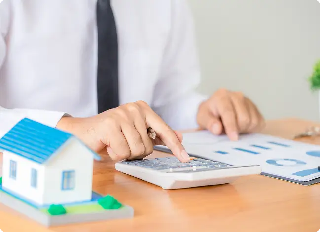 real estate broker agent presenting consult customer decision making sign insurance form agreement 1