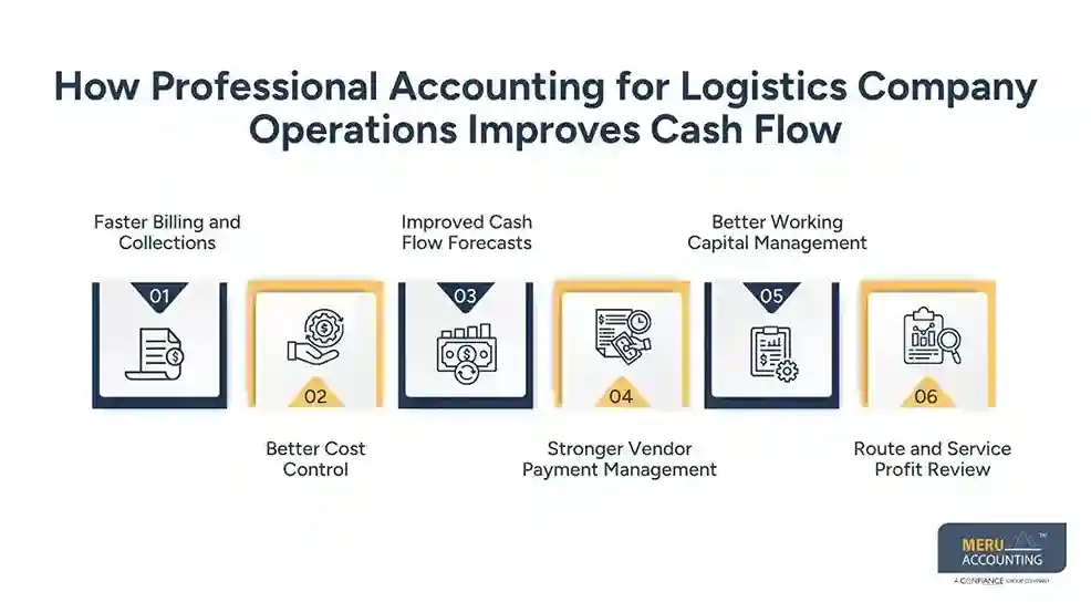How Professional Accounting for Logistics Company Operations Improves Cash Flow