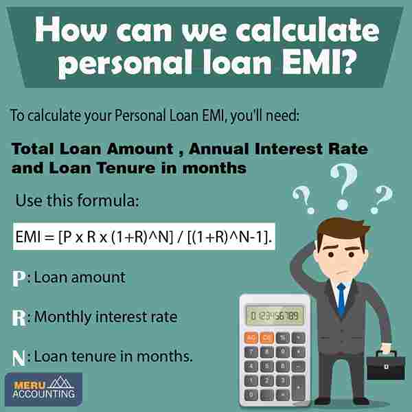 How can we calculate personal loan EMI? How can we calculate personal load EMI 1250 BY 1250 01 11zon