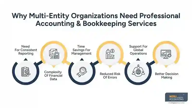 Why Multi-Entity Organizations Need Professional Accounting & Bookkeeping Services