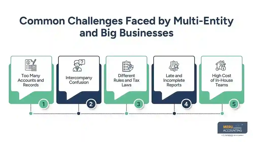 Common Challenges Faced by Multi-Entity and Big Businesses CPA Outsourcing Services