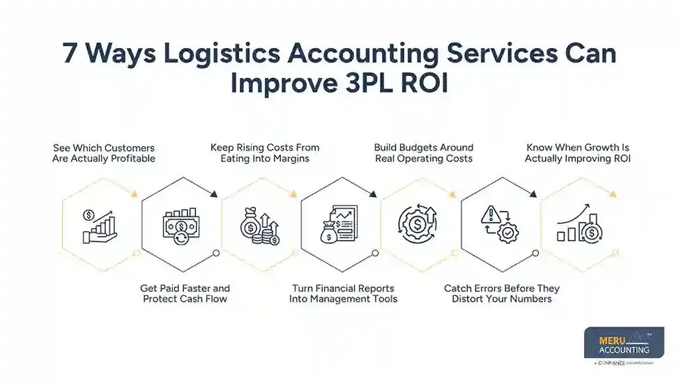 7 Ways Logistics Accounting Services Can Improve 3PL ROI