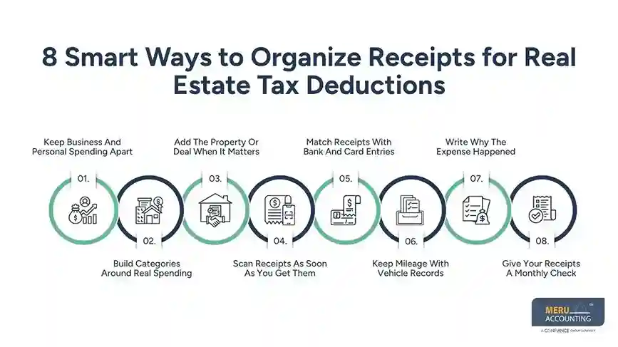 8 Smart Ways to Organize Receipts for Real Estate Tax Deductions