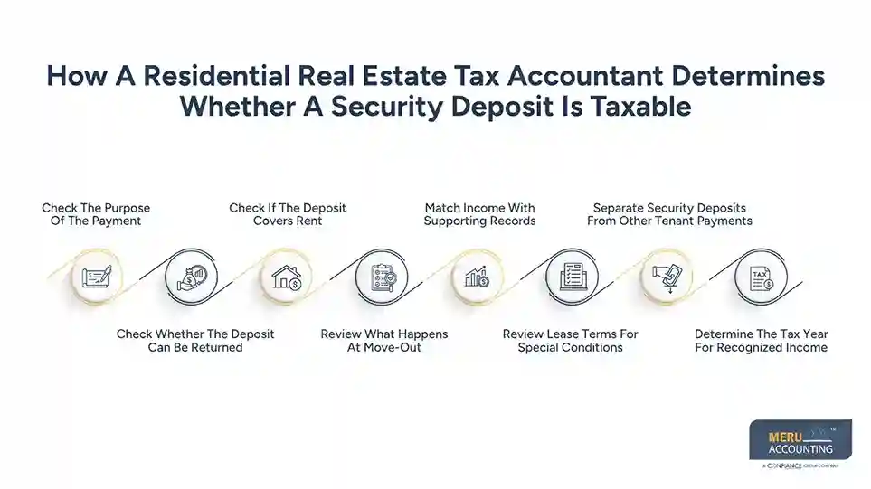 How A Residential Real Estate Tax Accountant Determines Whether A Security Deposit Is Taxable